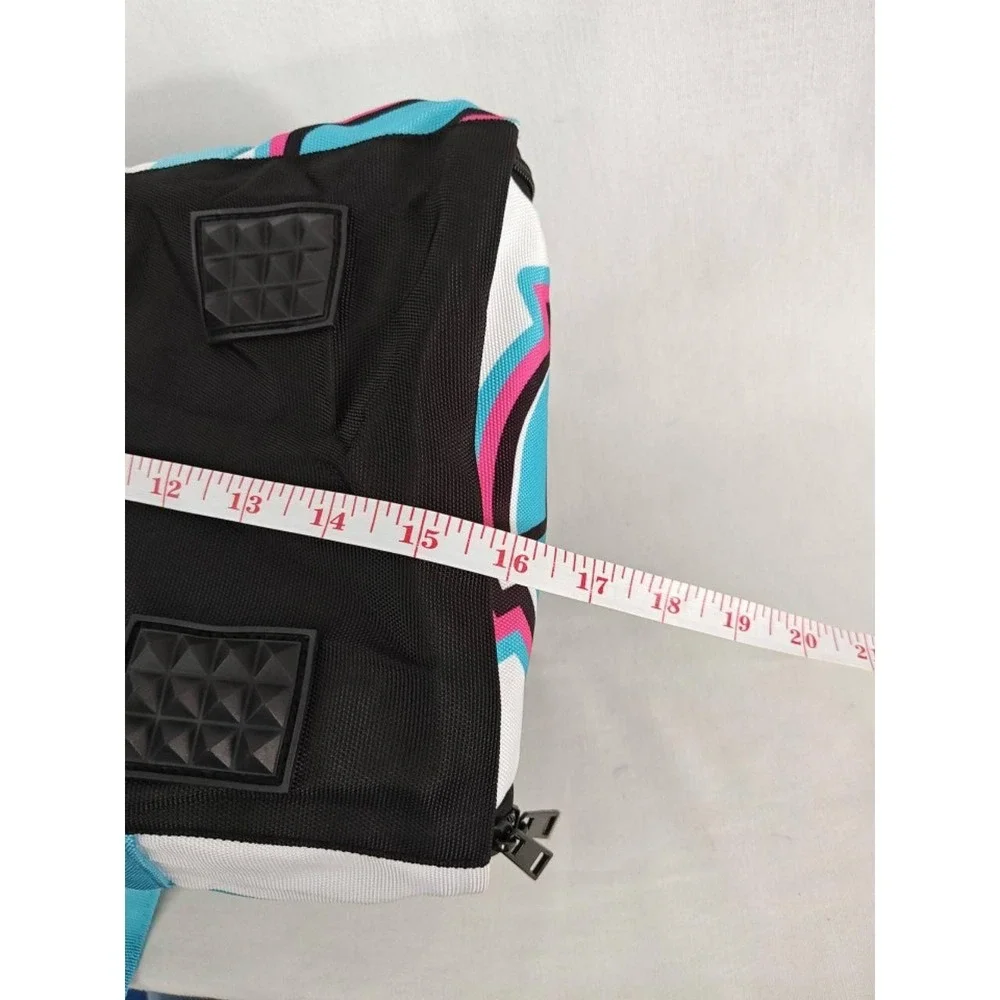 Bang Energy Drink‎ Promo Duffle Bag White Blue Pink Graphic Sporty Travel RARE!